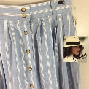 Vintage new w/ tags! Daisy ind. button front skirt